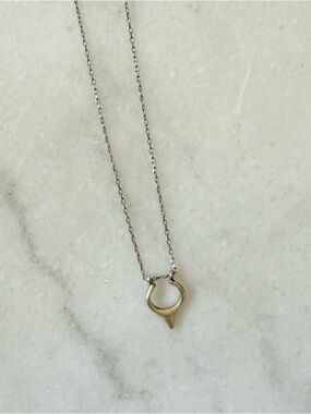 Vanessa Mooney Queen of the Night Rhodium Necklace – Sterling Silver – 18”